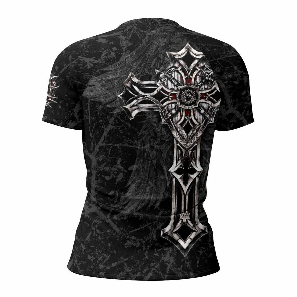 Crown of Thorns Cross Rash Guard