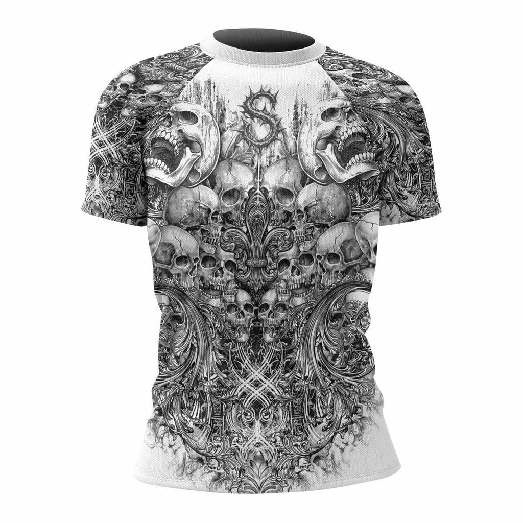 Memento Mori Skull Rash Guard