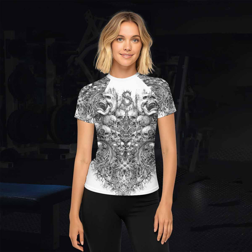Memento Mori Skull Rash Guard