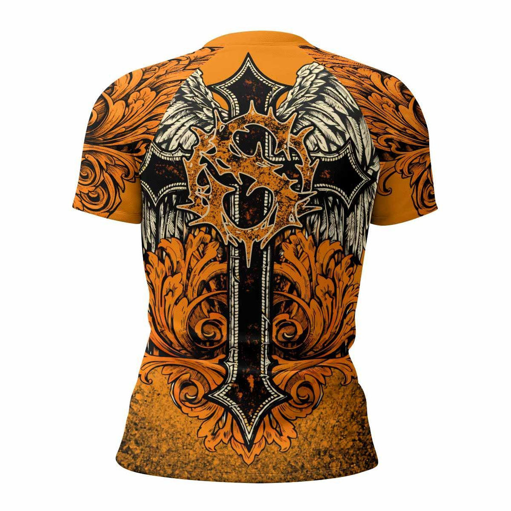 Faith Over Fear Crown Cross Rash Guard
