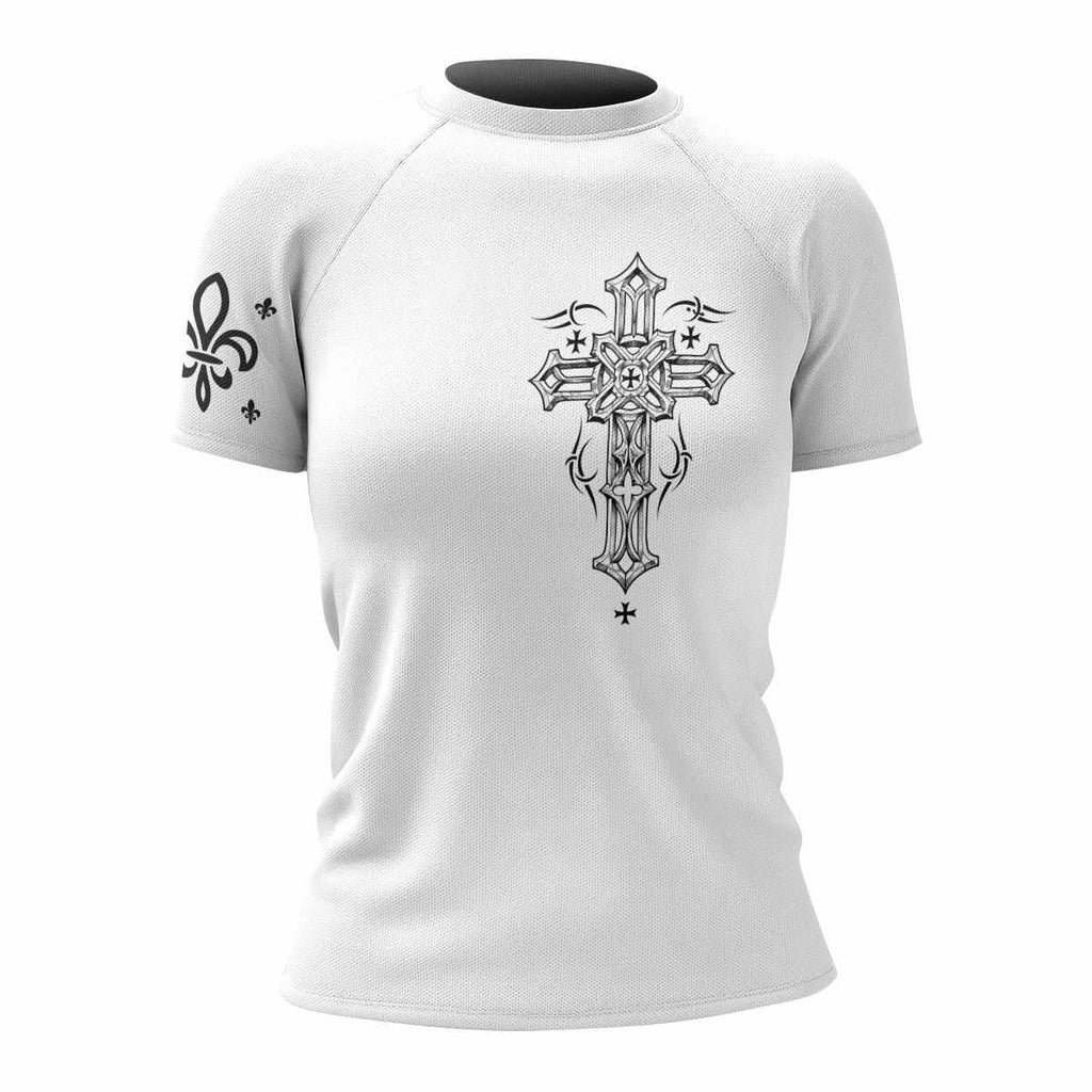 Angel Wings Cross Rash Guard