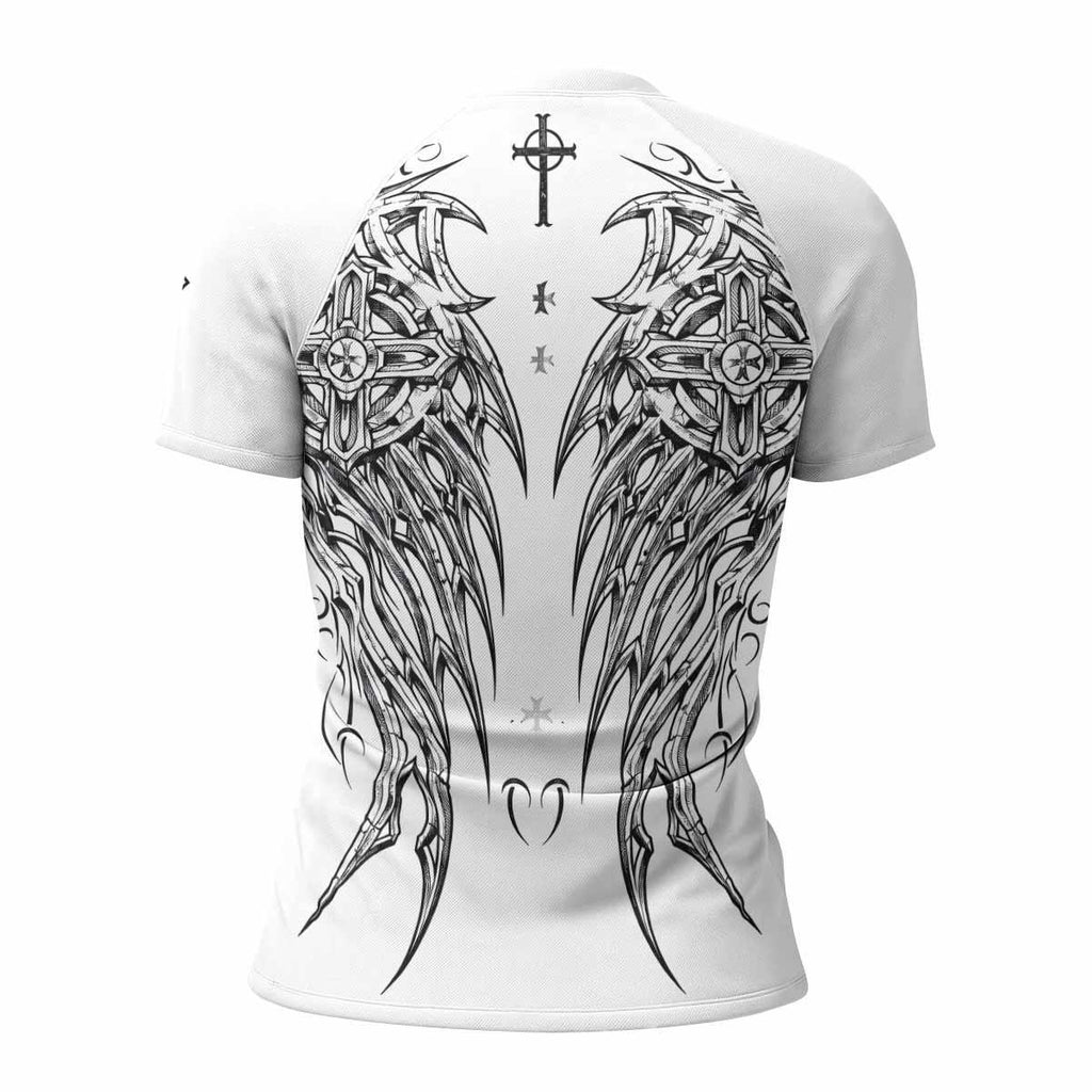 Angel Wings Cross Rash Guard