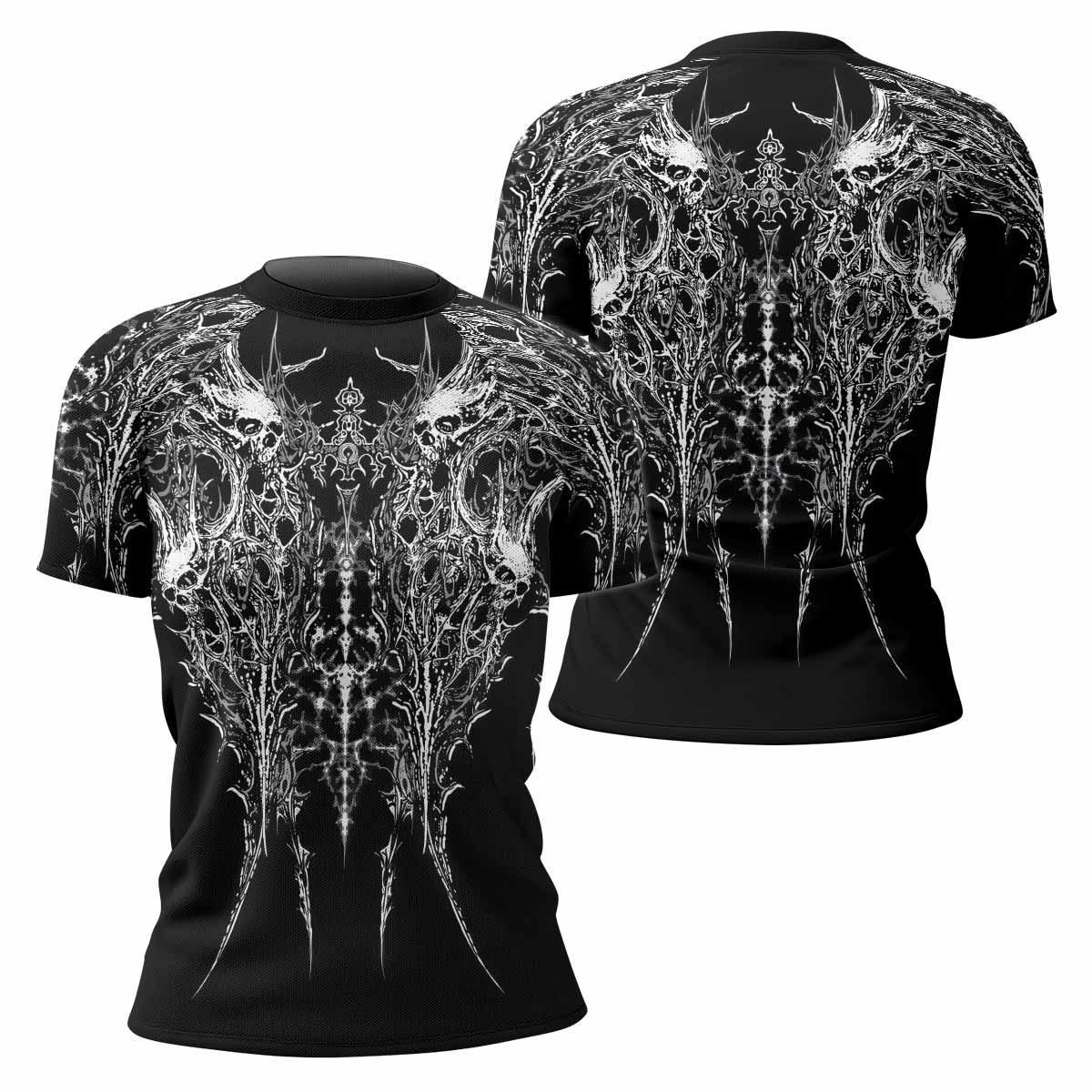 Mortalis Dark Spine Rash Guard