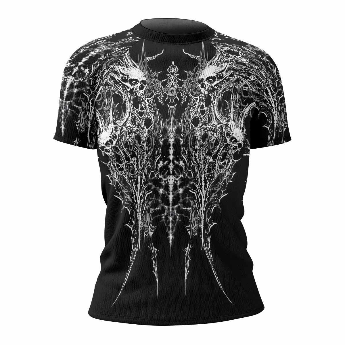 Mortalis Dark Spine Rash Guard