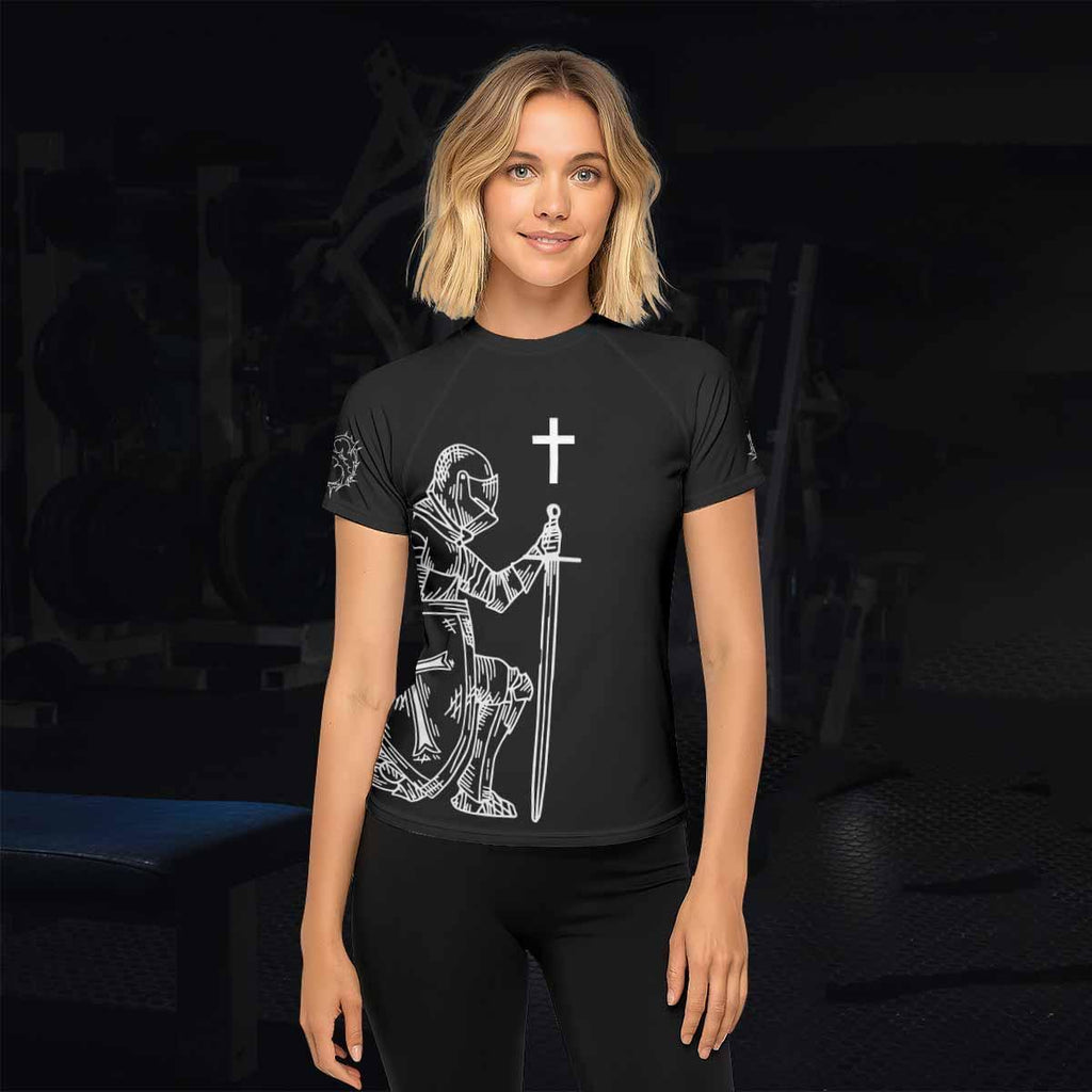 Give Me an Army Rosary Rash Guard