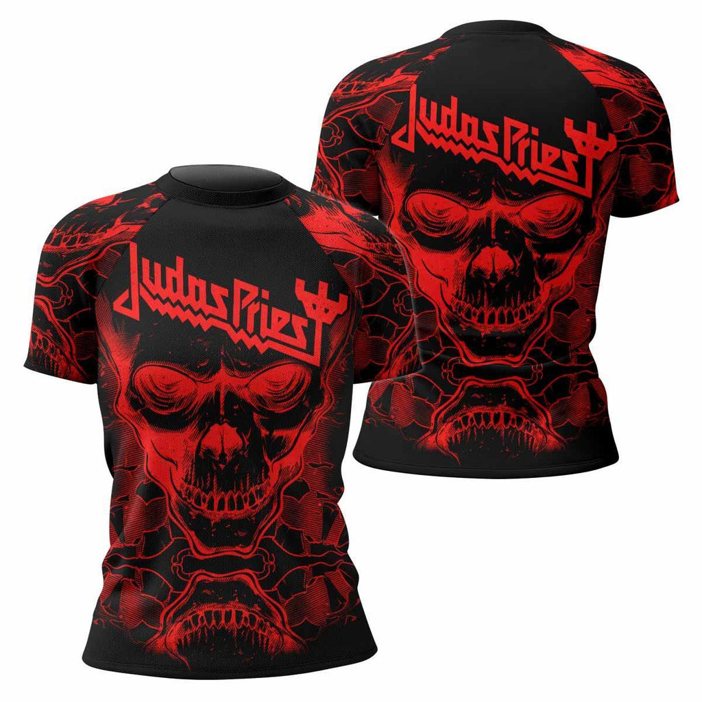 Judas Priest Skull Rash Guard