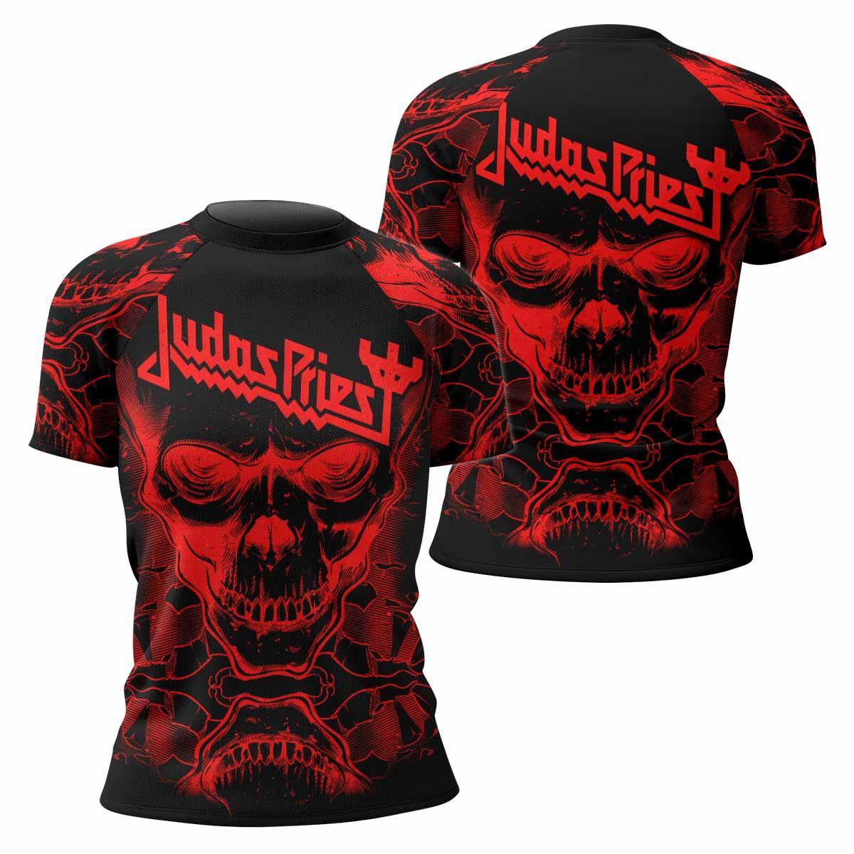 Judas Priest Skull Rash Guard