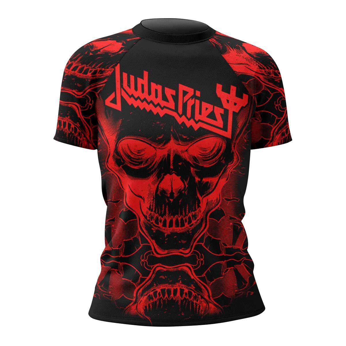 Judas Priest Skull Rash Guard