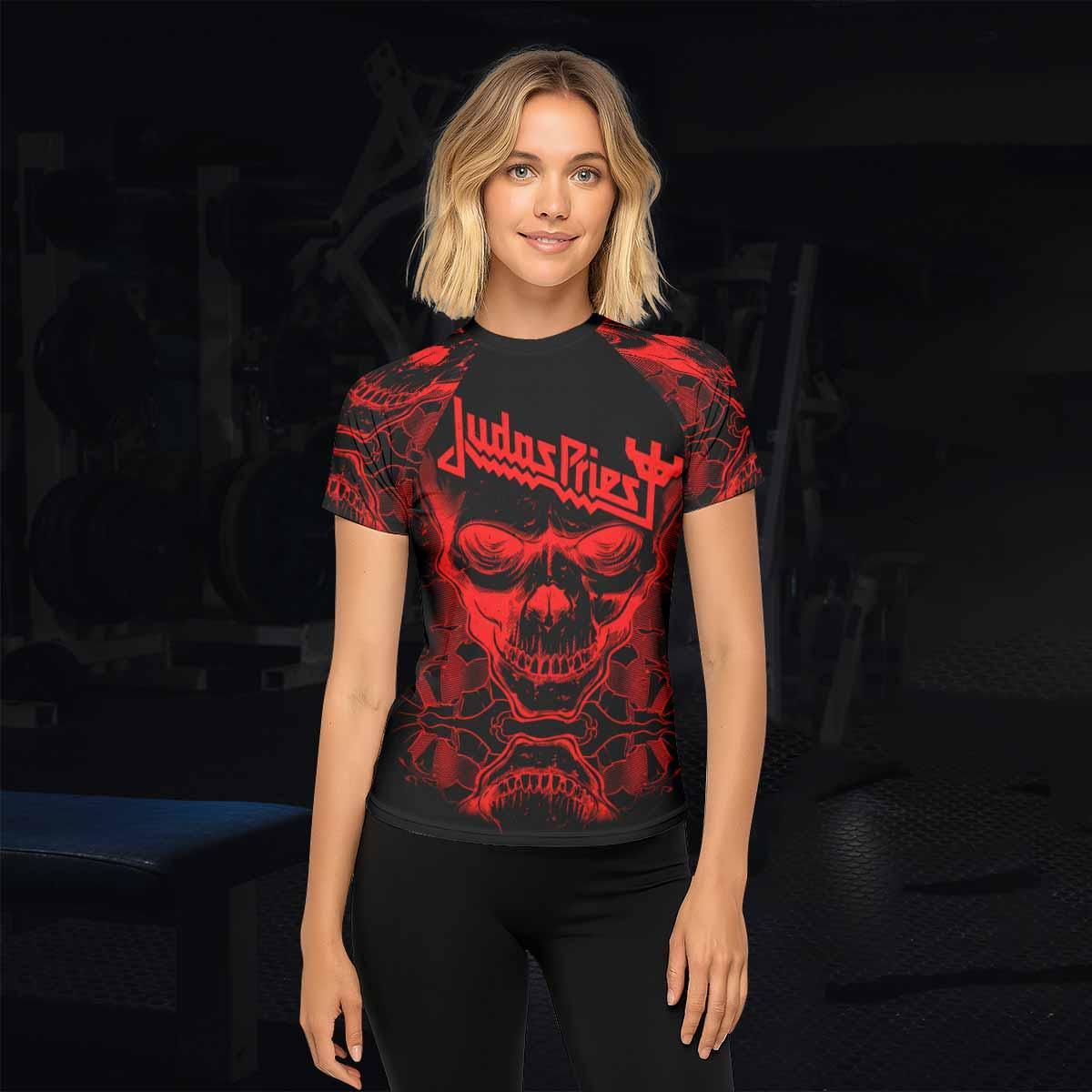 Judas Priest Skull Rash Guard