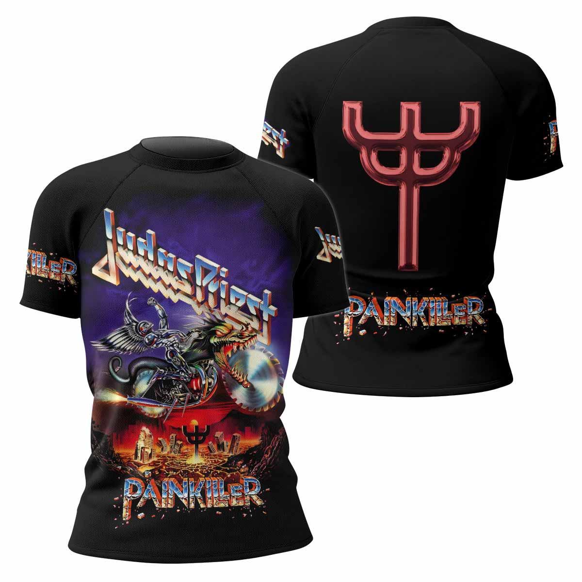 Judas Priest Painkiller Rash Guard