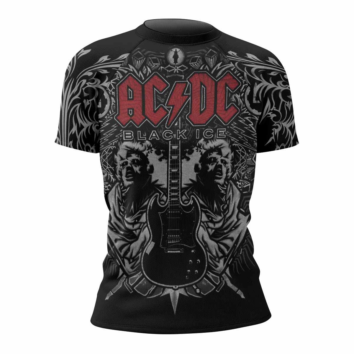 AC/DC Black Ice Rash Guard