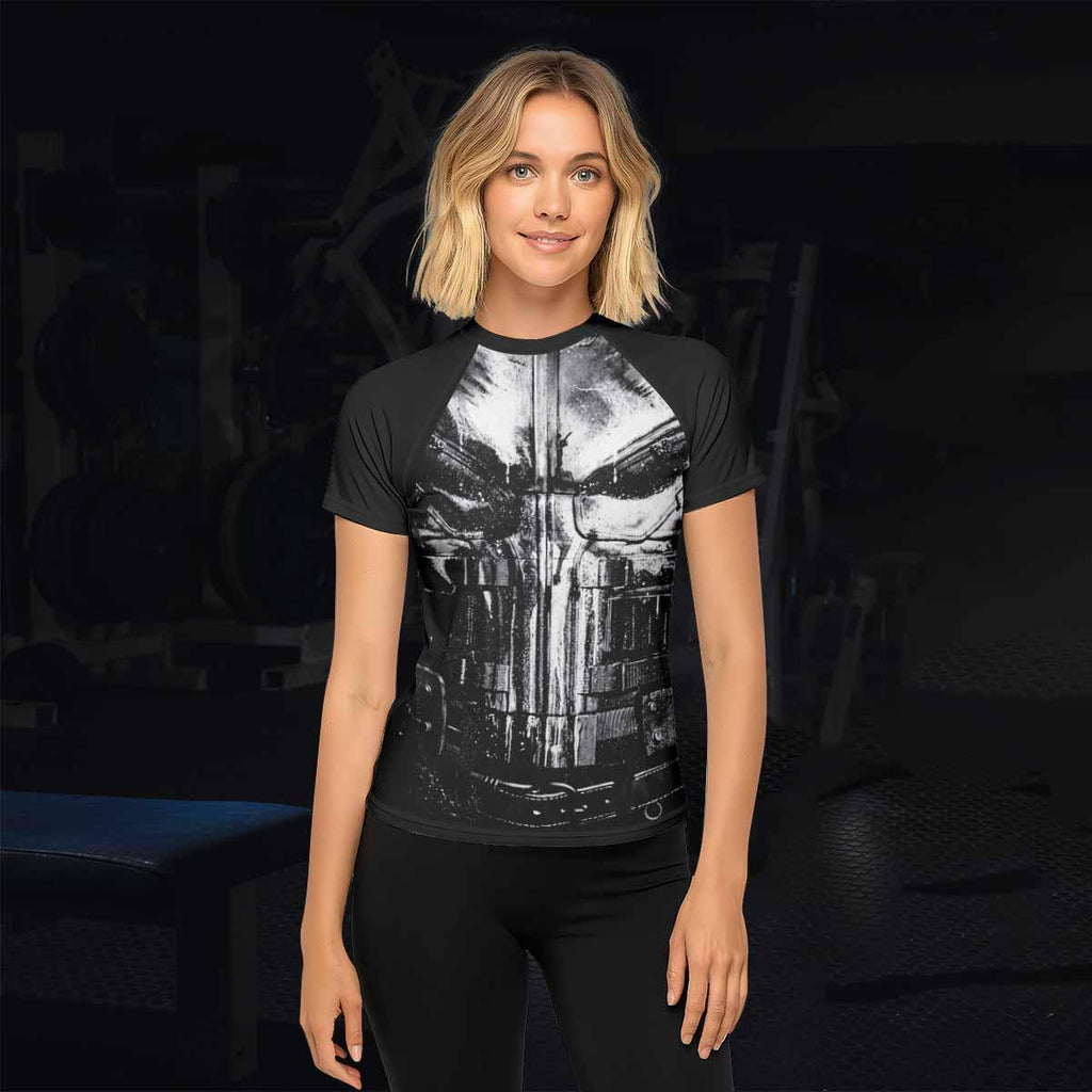 The Punisher War Mask Rash Guard