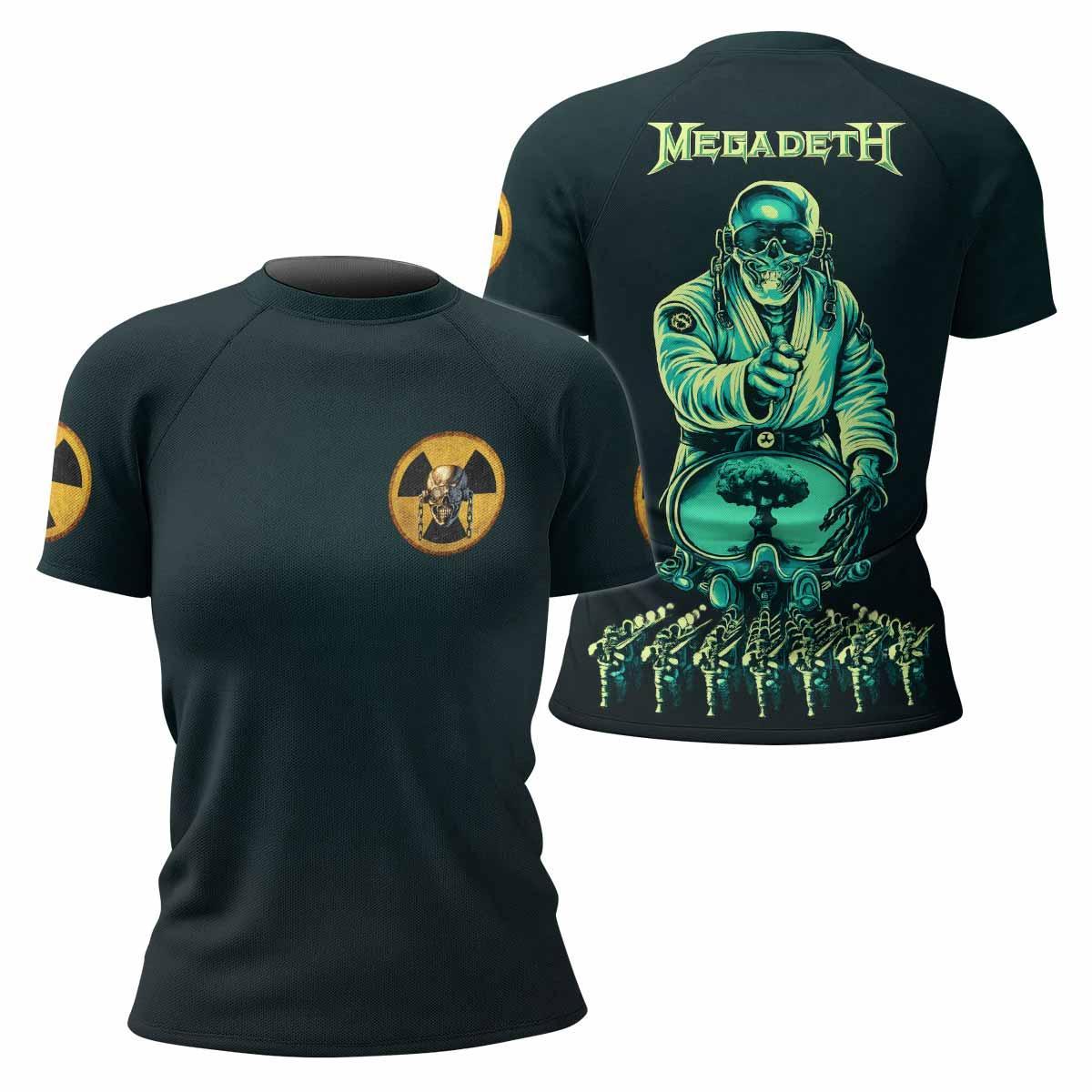 Megadeth Nuclear Skull Rash Guard