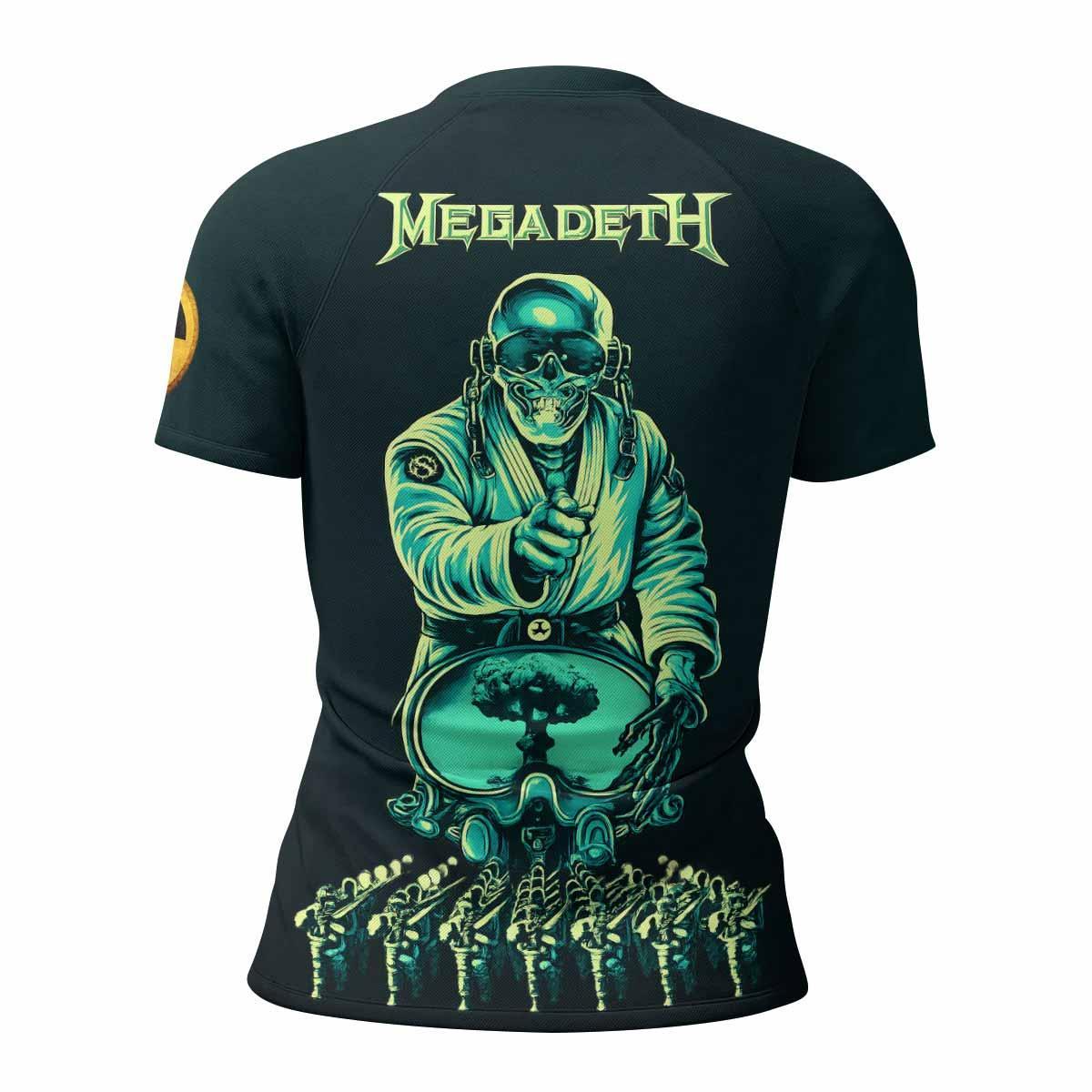 Megadeth Nuclear Skull Rash Guard