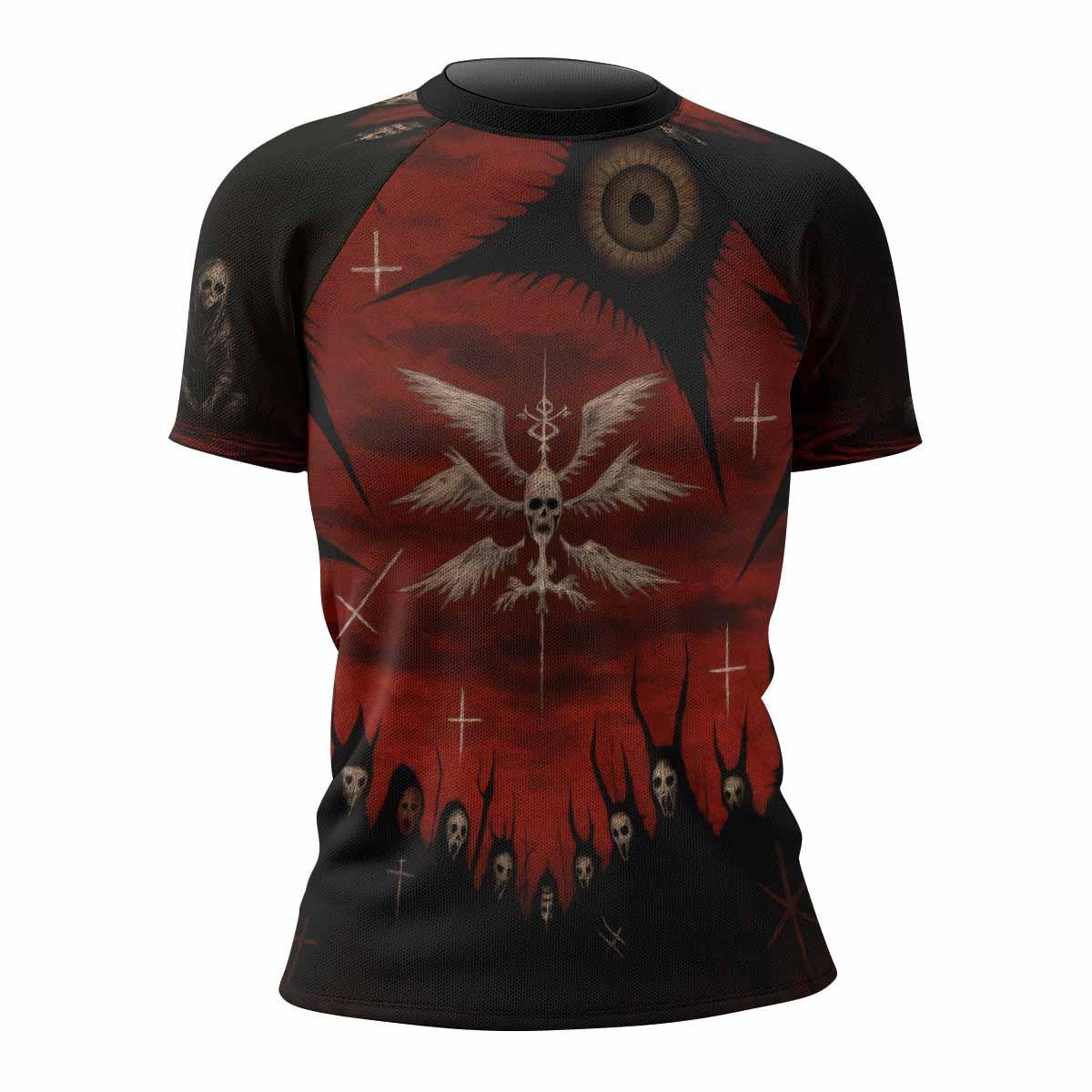 Occult Fallen Seraph Ritual Rash Guard