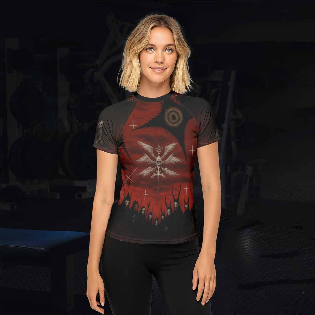Occult Fallen Seraph Ritual Rash Guard