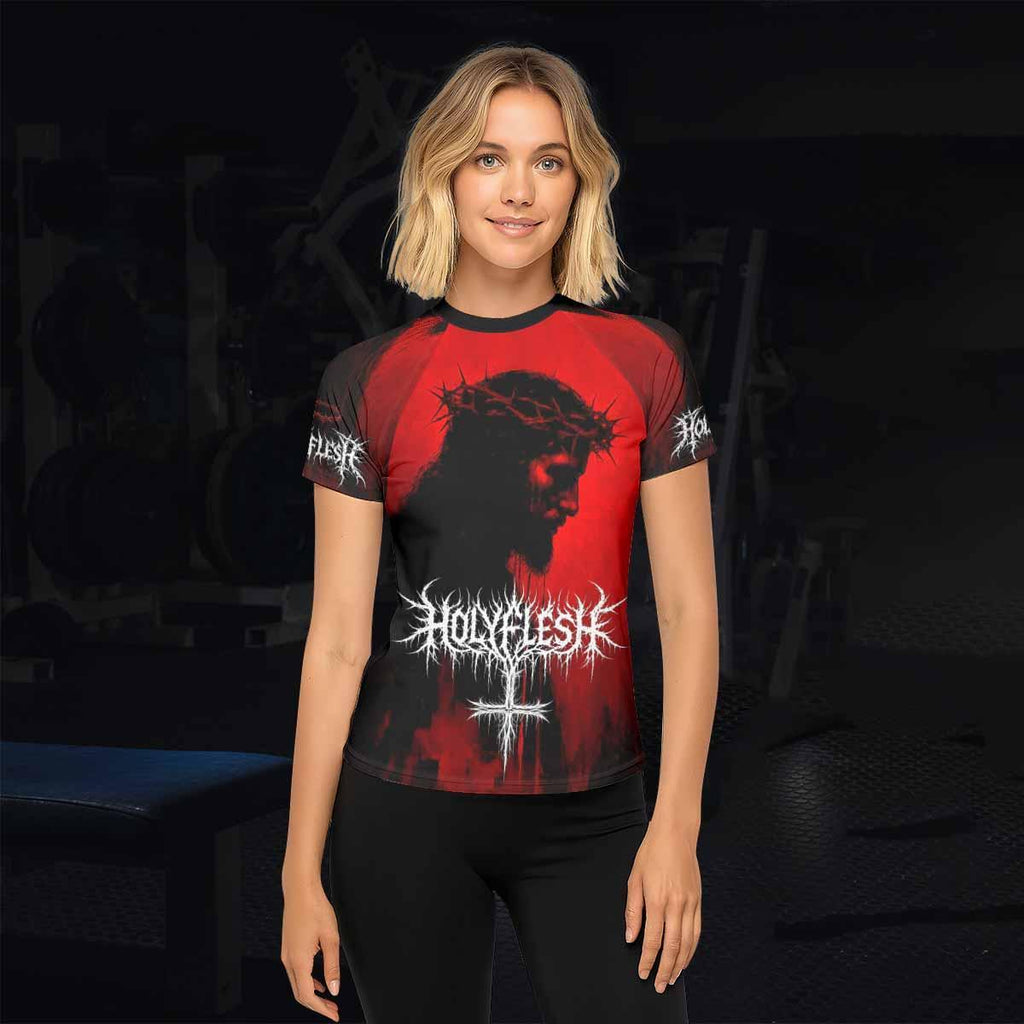 Holy Flesh Crown of Thorns Rash Guard