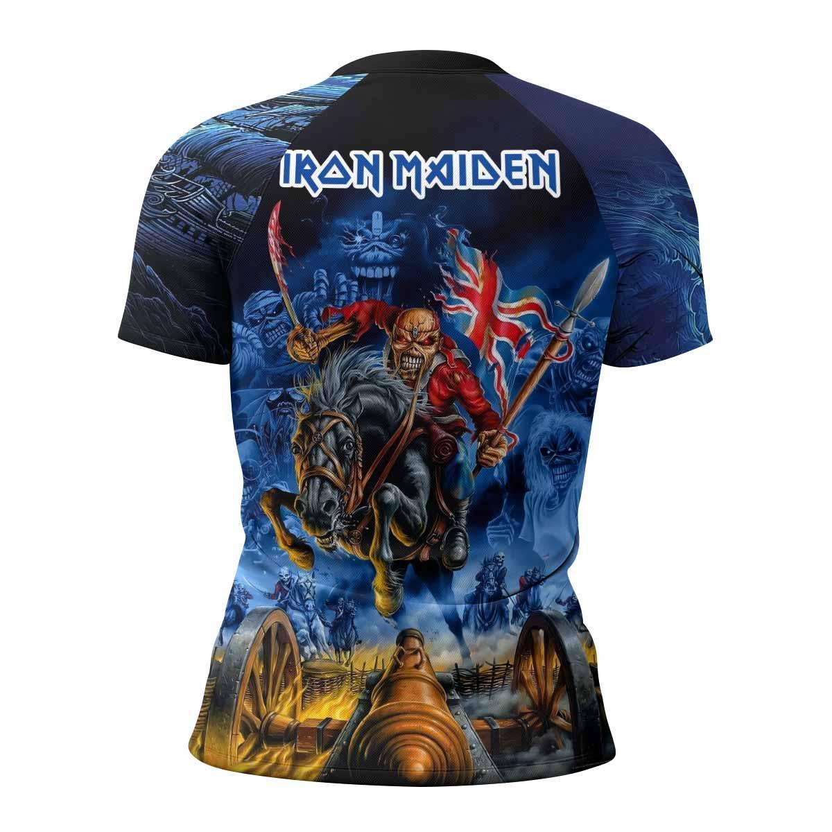 Iron Maiden England Flag Rash Guard
