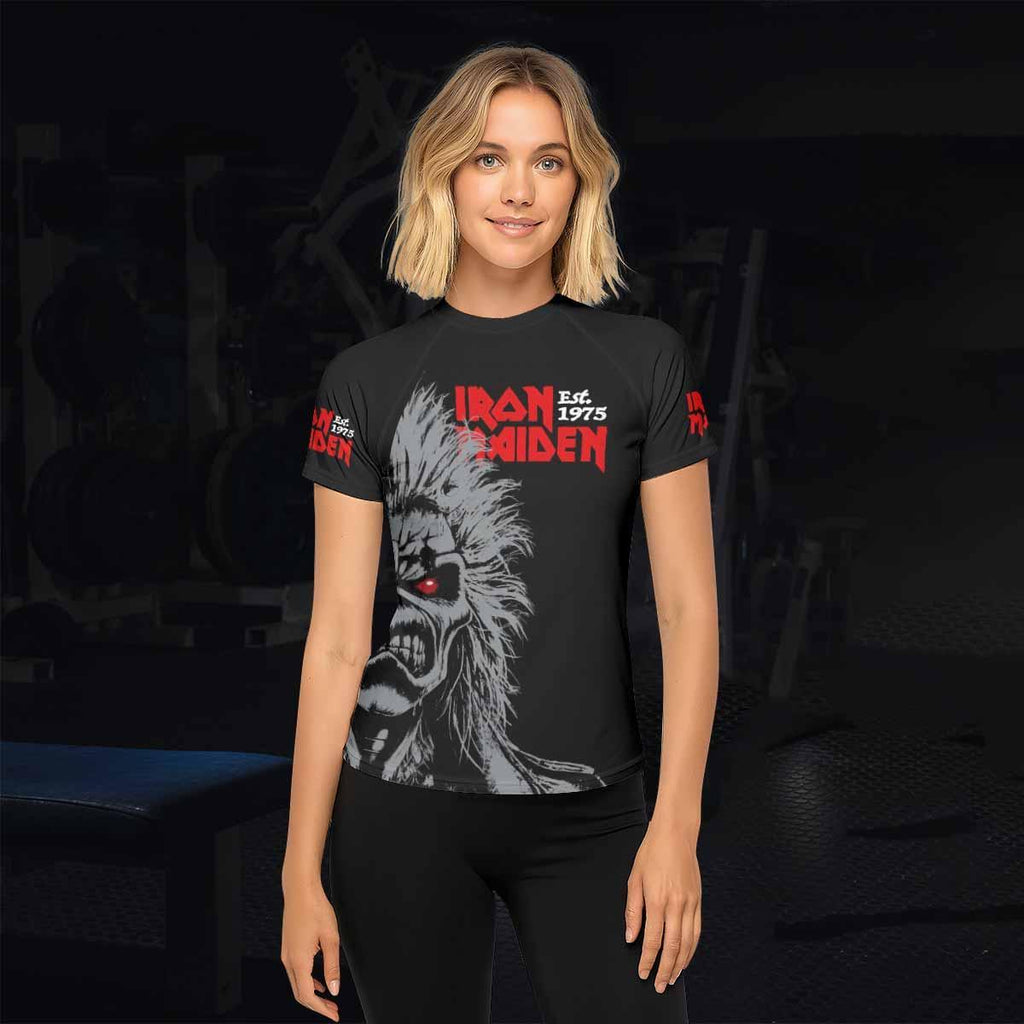 Iron Maiden Eddie the Head Rash Guard