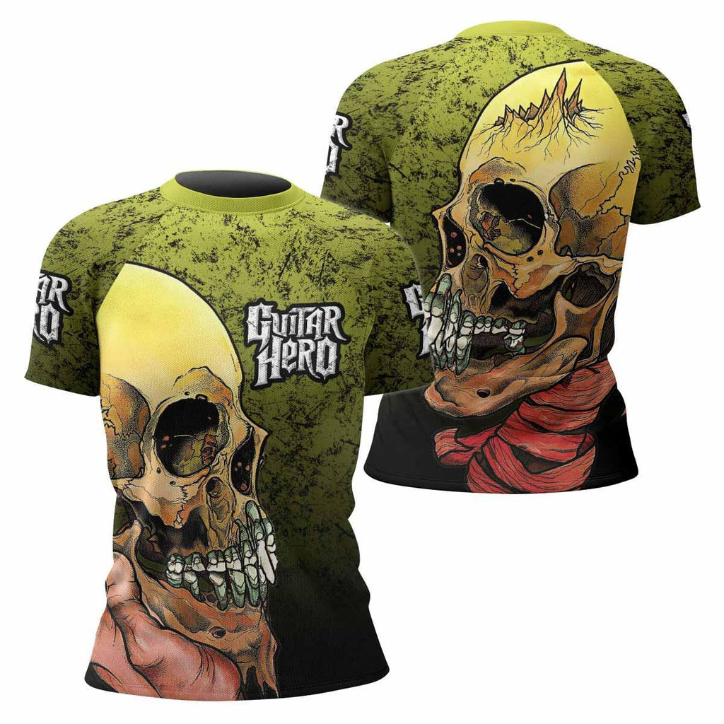 Guitar Hero Skull Rash Guard