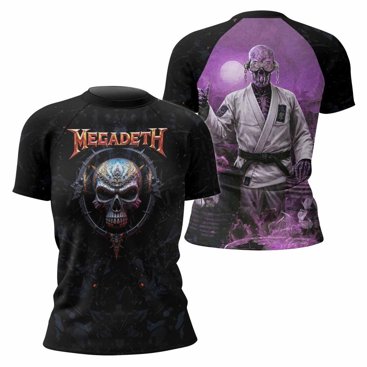 Megadeth Vic Rattlehead Rash Guard