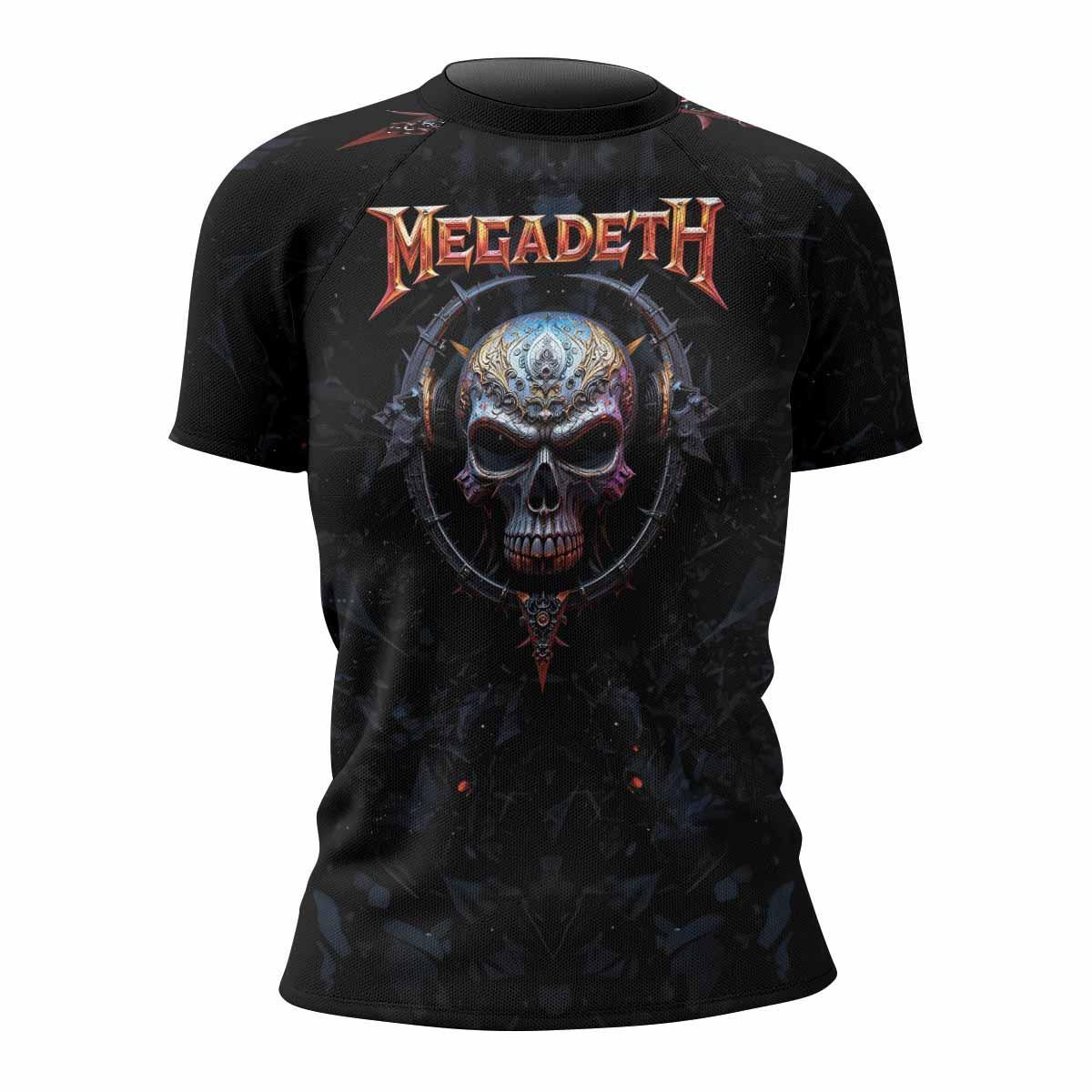 Megadeth Vic Rattlehead Rash Guard