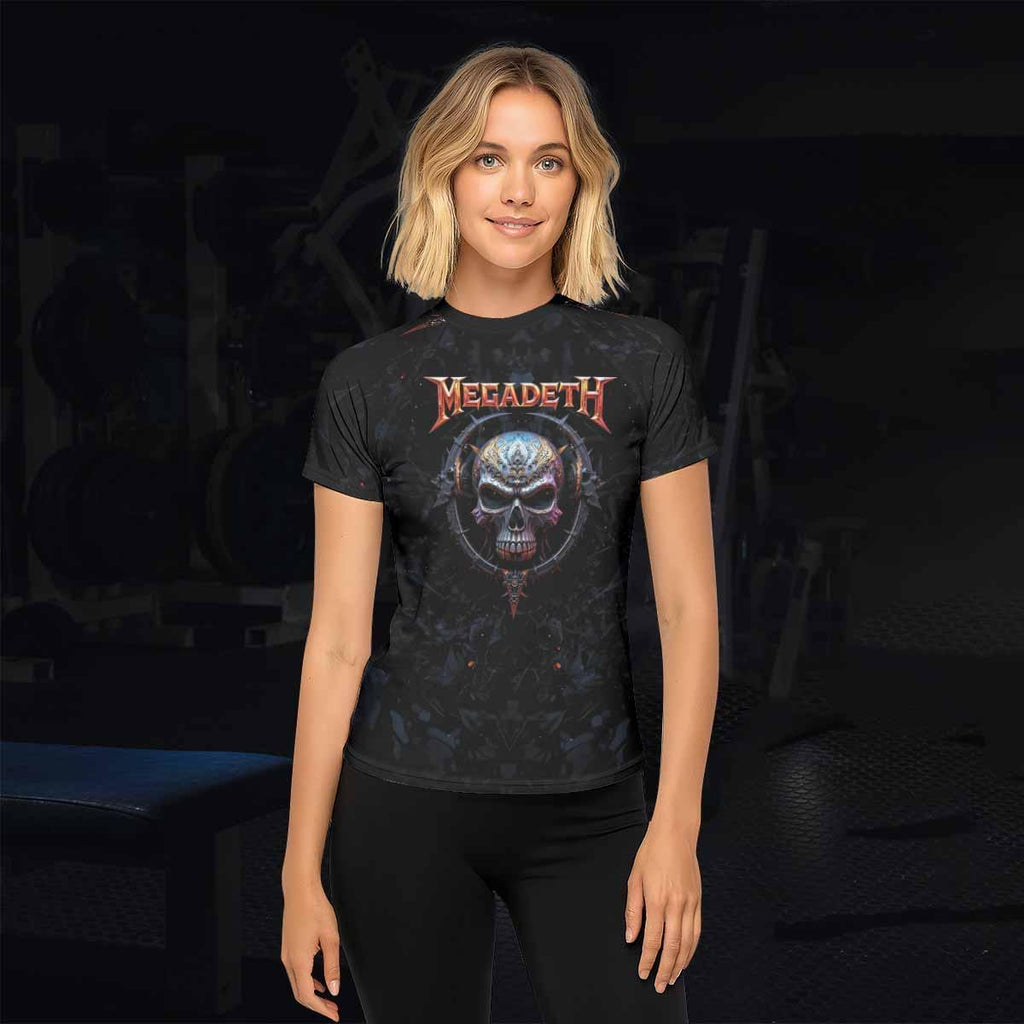 Megadeth Vic Rattlehead Rash Guard