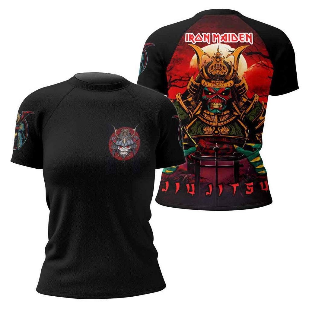 Iron Maiden Samurai Jiu-Jitsu Rash Guard