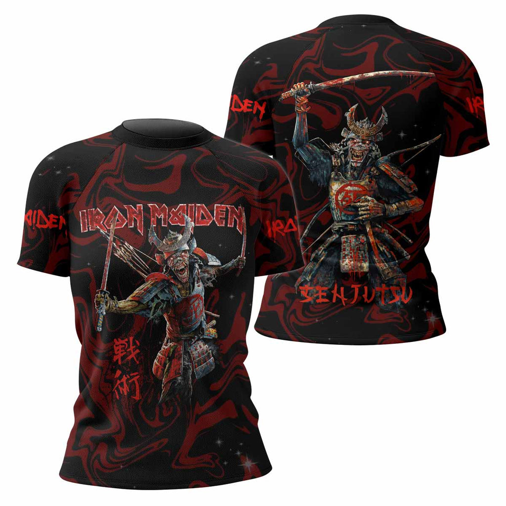 Iron Maiden Senjutsu Samurai Eddie Rash Guard