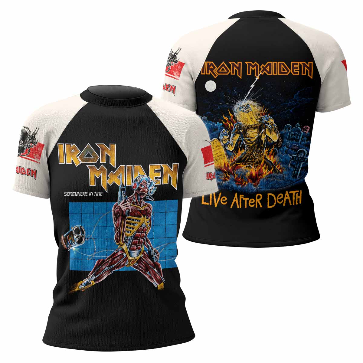 Iron Maiden Live After Death Rash Guard