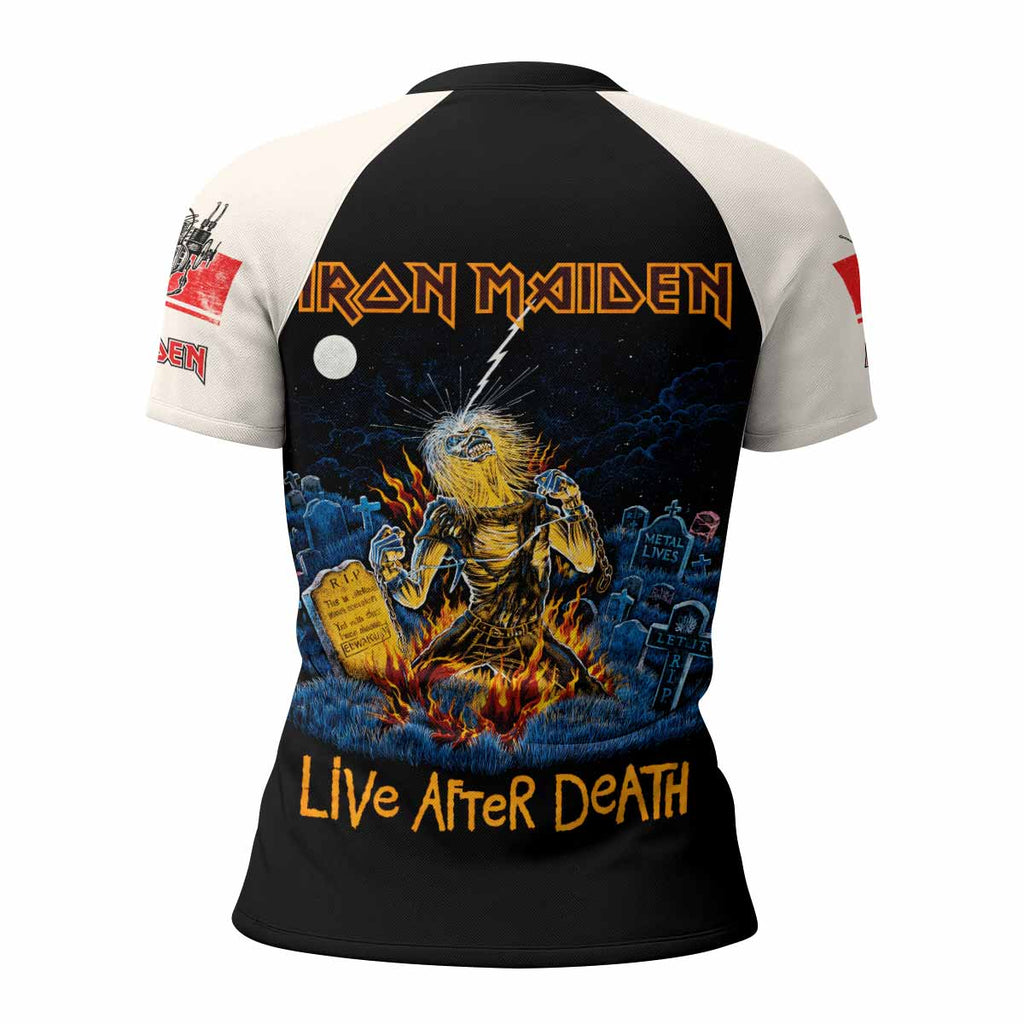 Iron Maiden Live After Death Rash Guard