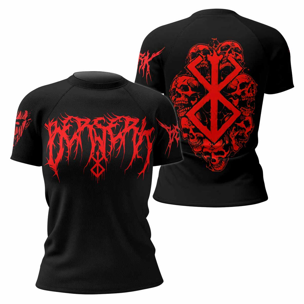 Berserk Metal Skull Knight Rash Guard