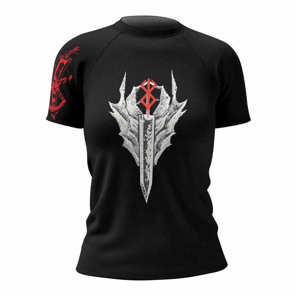 Berserk Black Swordsman Guts Rash Guard