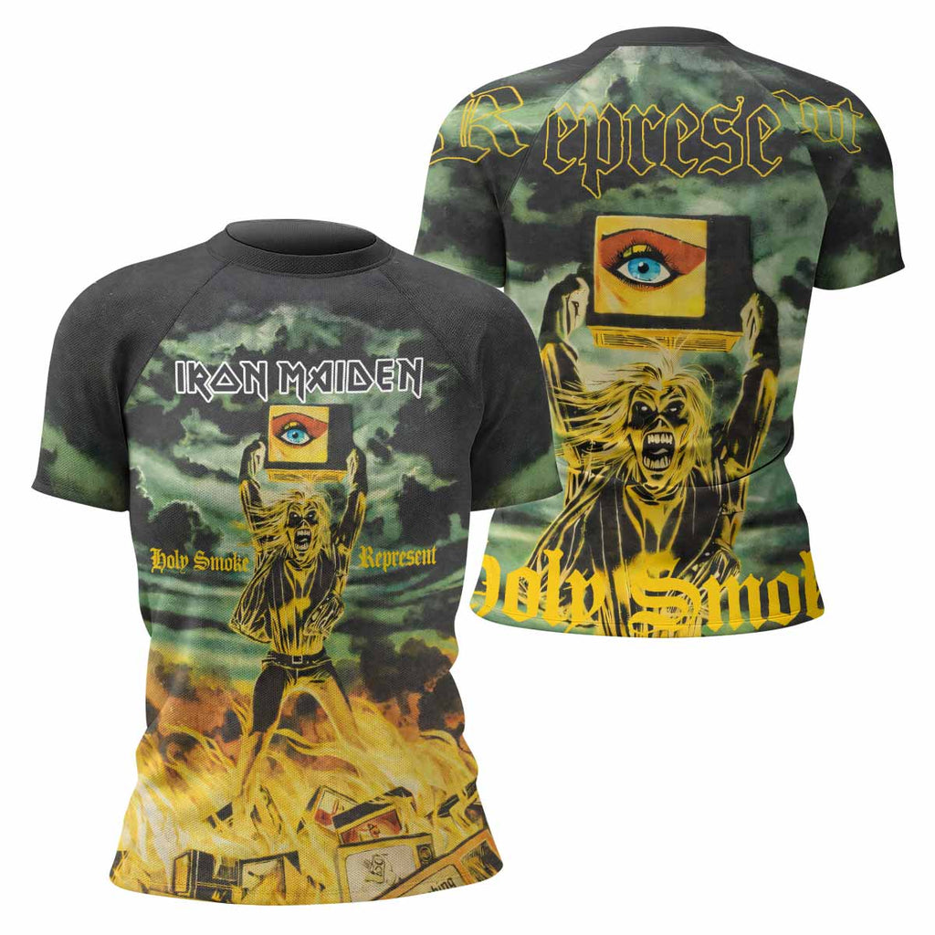 Iron Maiden Holy Smoke Rash Guard