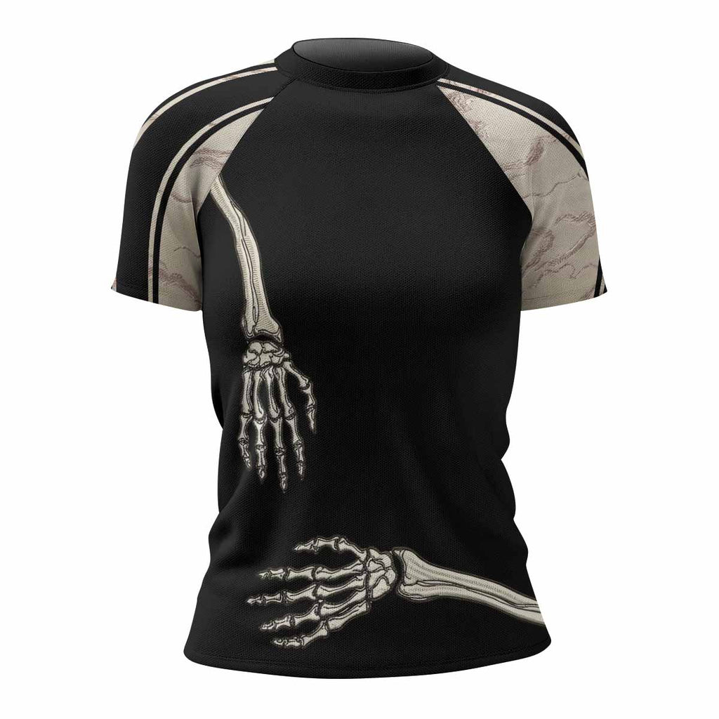 Bare Bones Skeleton Rash Guard