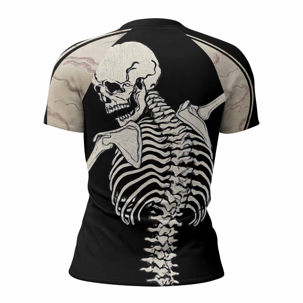 Bare Bones Skeleton Rash Guard