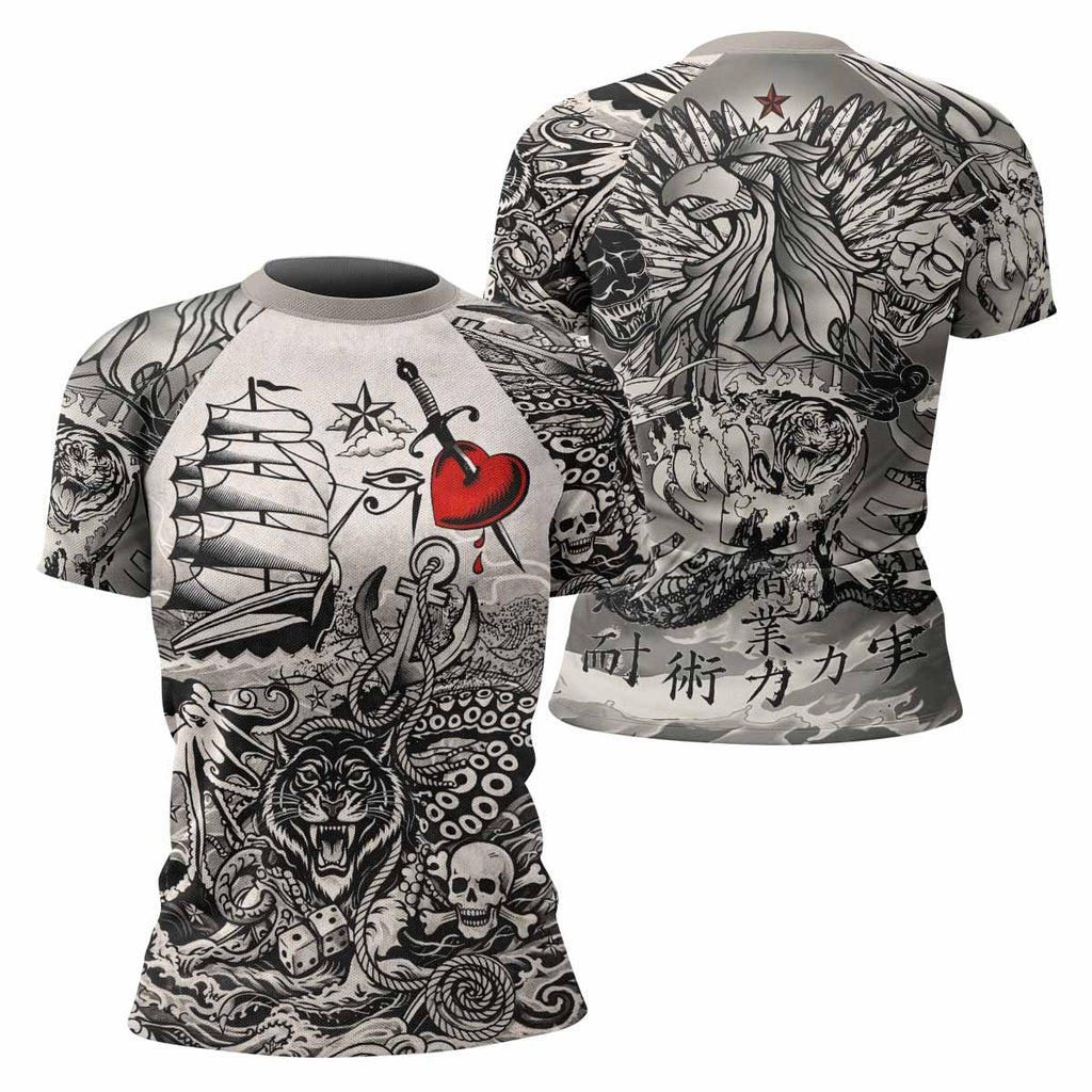 Savage Ocean Irezumi Rash Guard