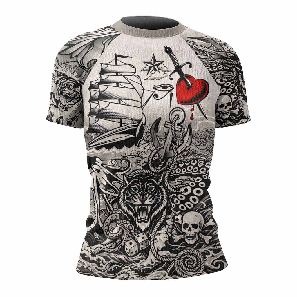 Savage Ocean Irezumi Rash Guard