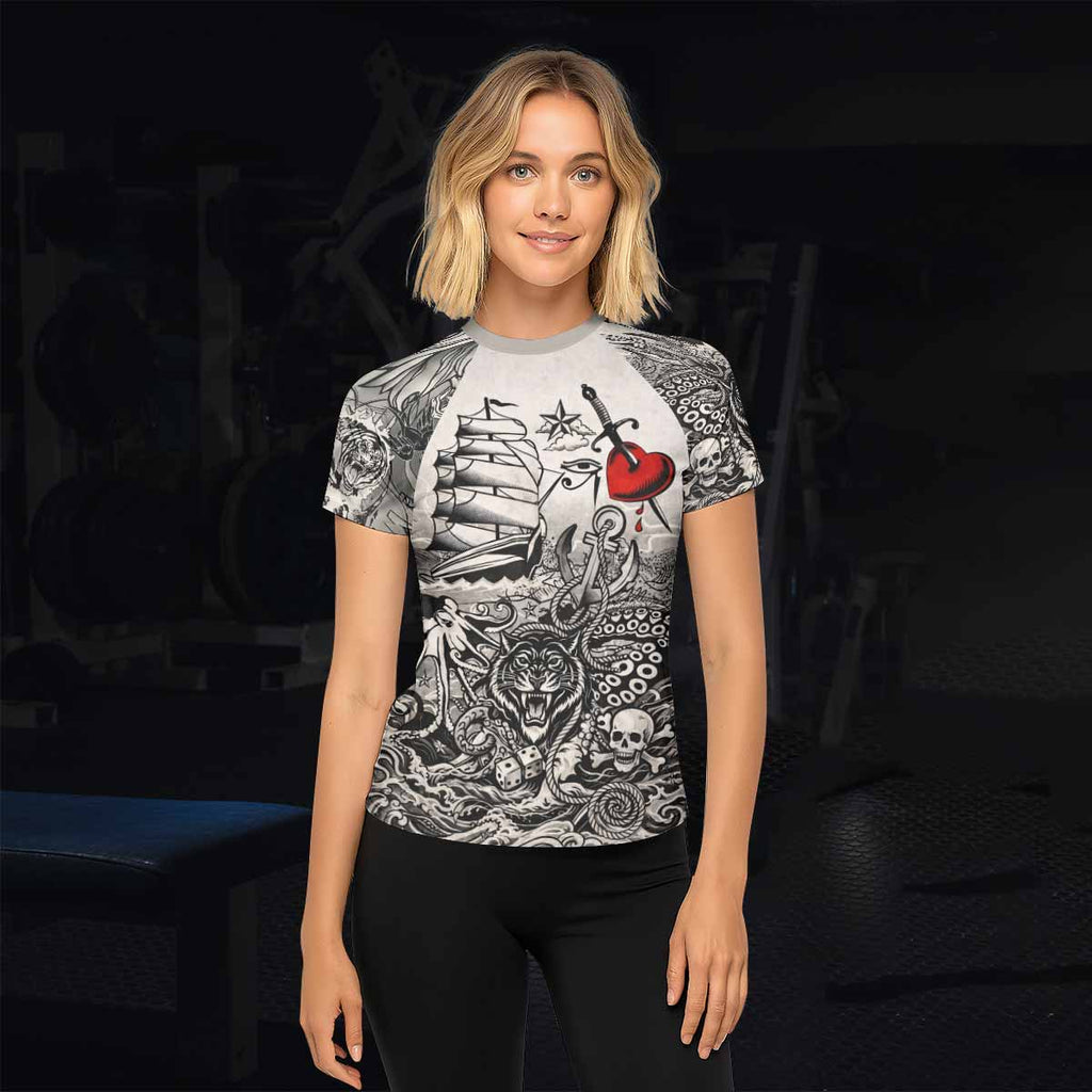 Savage Ocean Irezumi Rash Guard