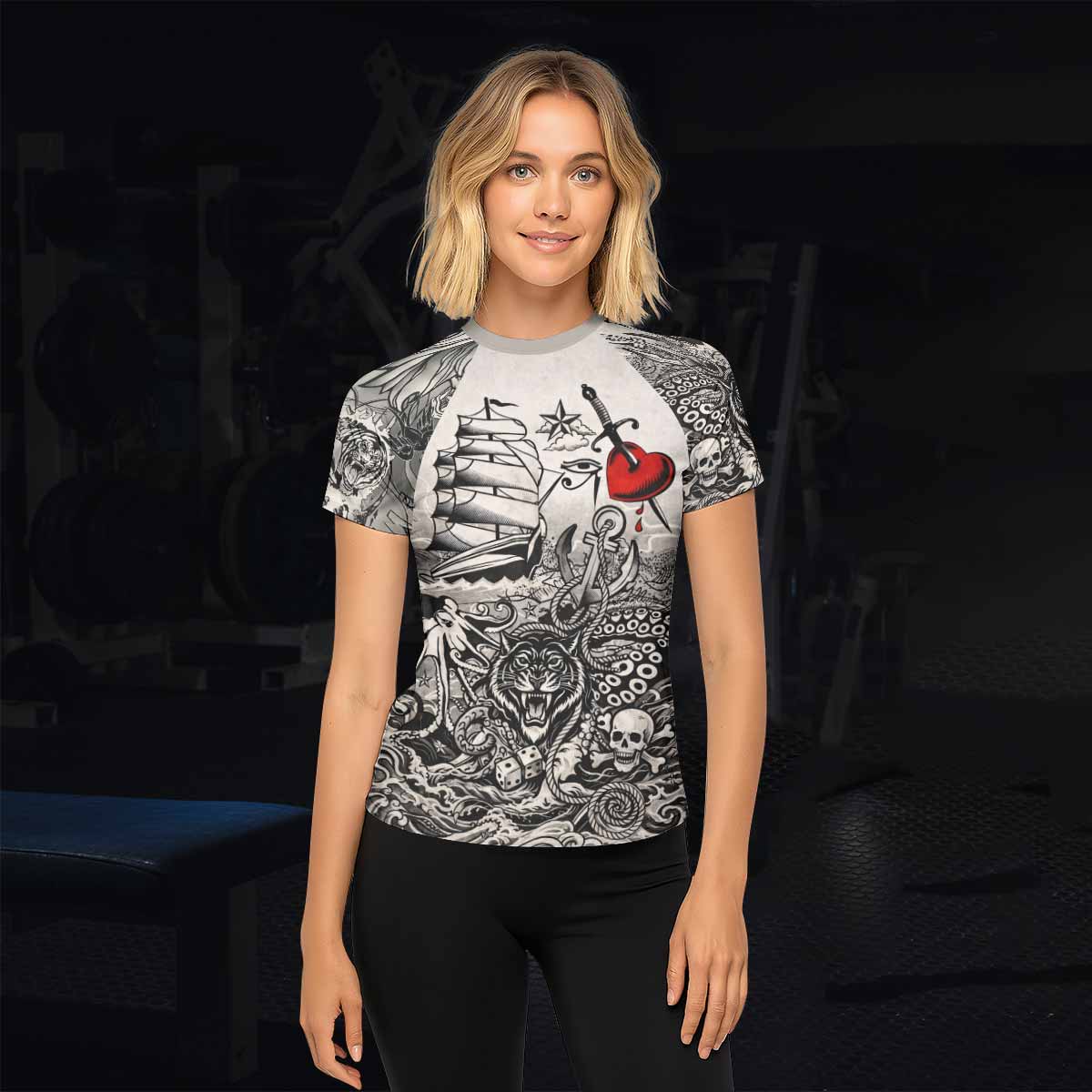 Savage Ocean Irezumi Rash Guard