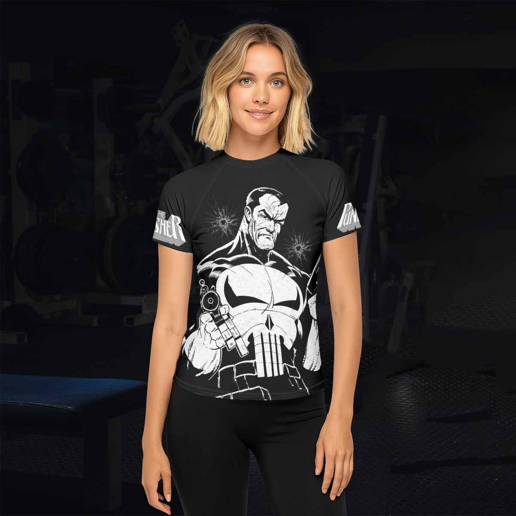 The Punisher Comic Frank Castle Rash Guard