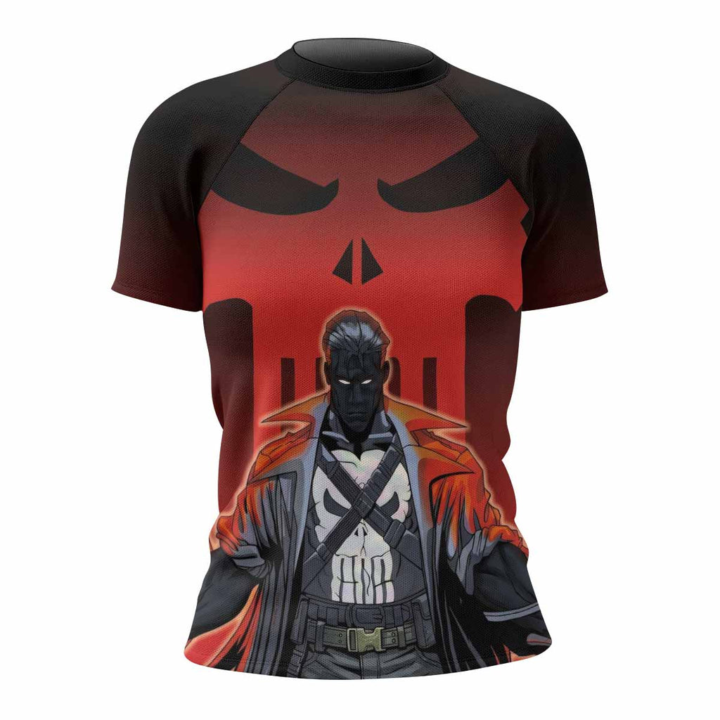 The Punisher Red Frank Castle Rash Guard