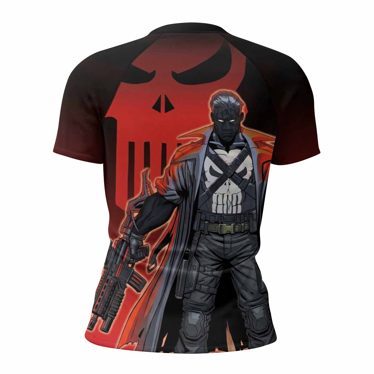 The Punisher Red Frank Castle Rash Guard