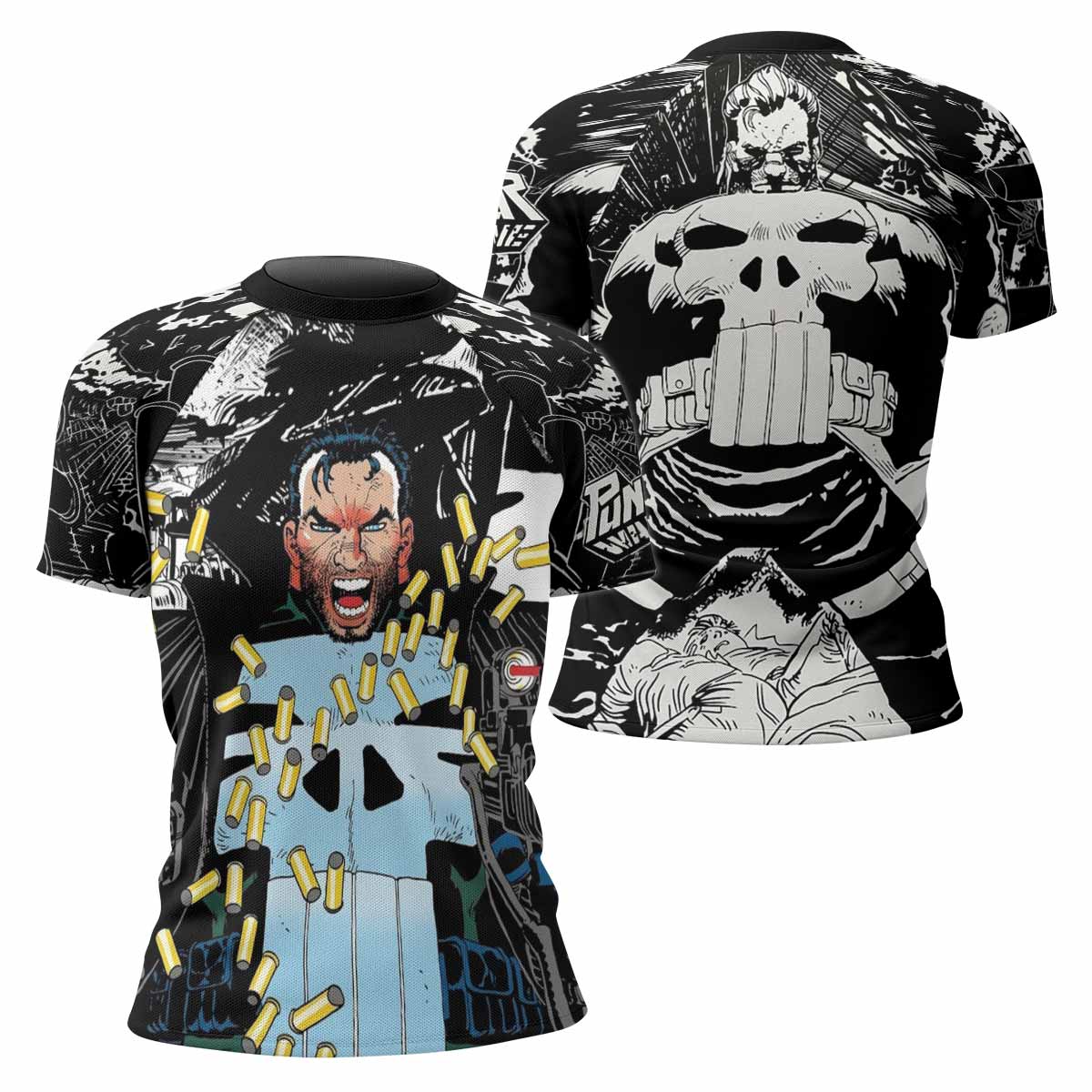Punisher Bullet Storm Frank Castle Rash Guard