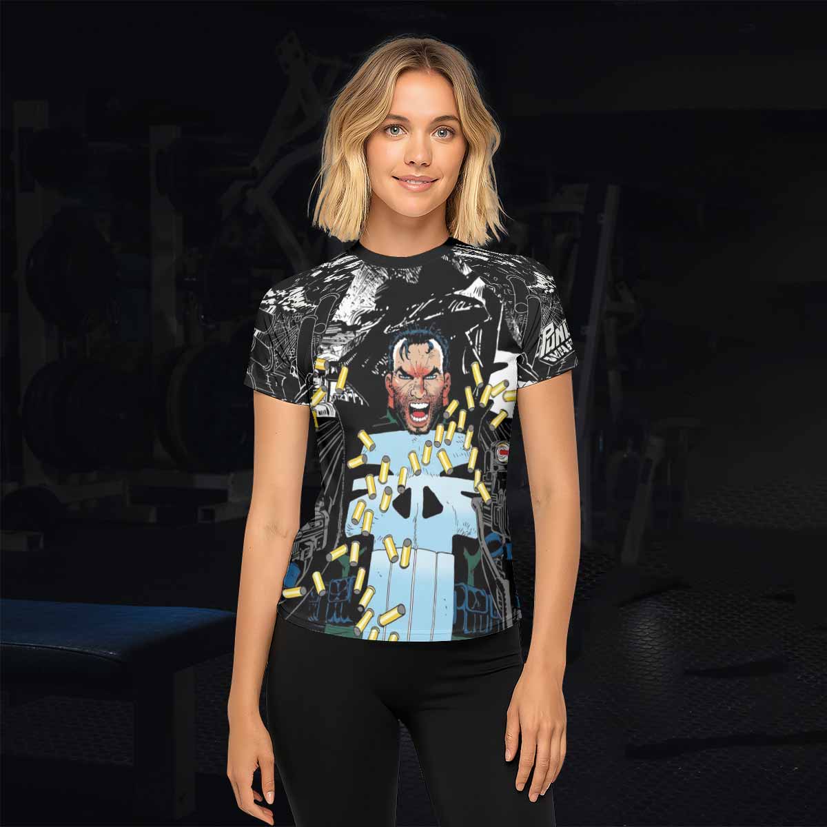 Punisher Bullet Storm Frank Castle Rash Guard