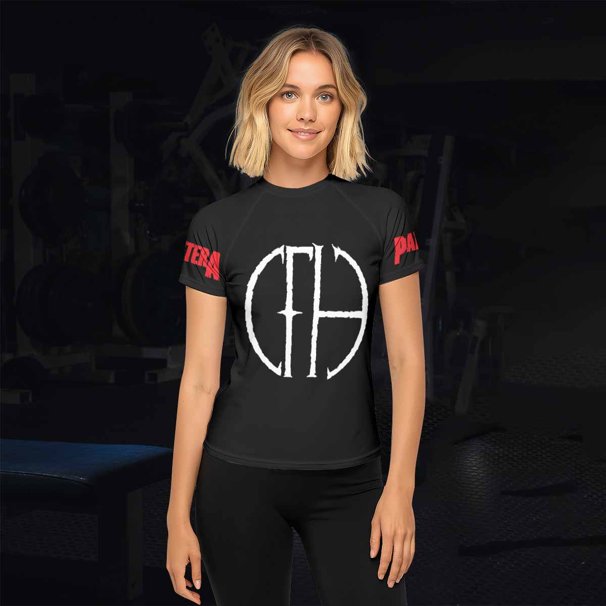 Pantera Cowboys From Hell Logo Rash Guard
