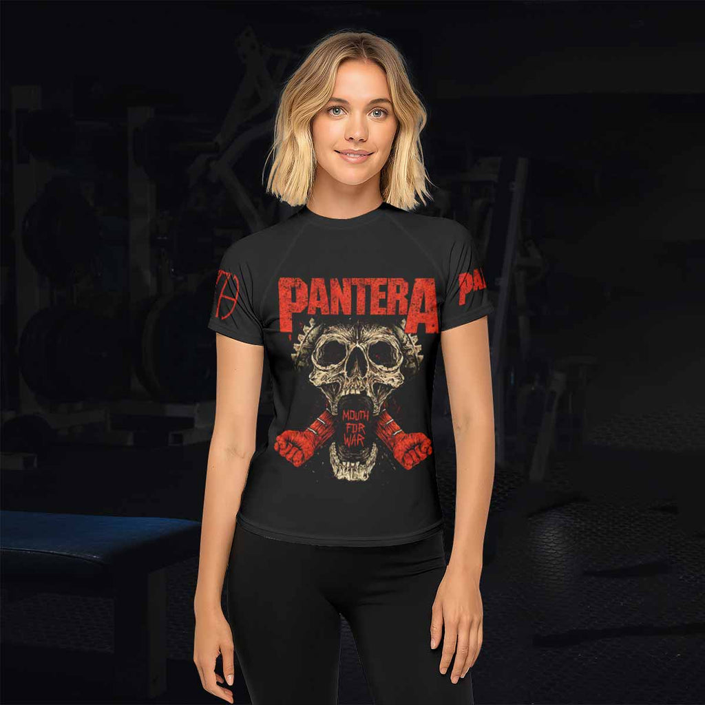Pantera Mouth for War Rash Guard