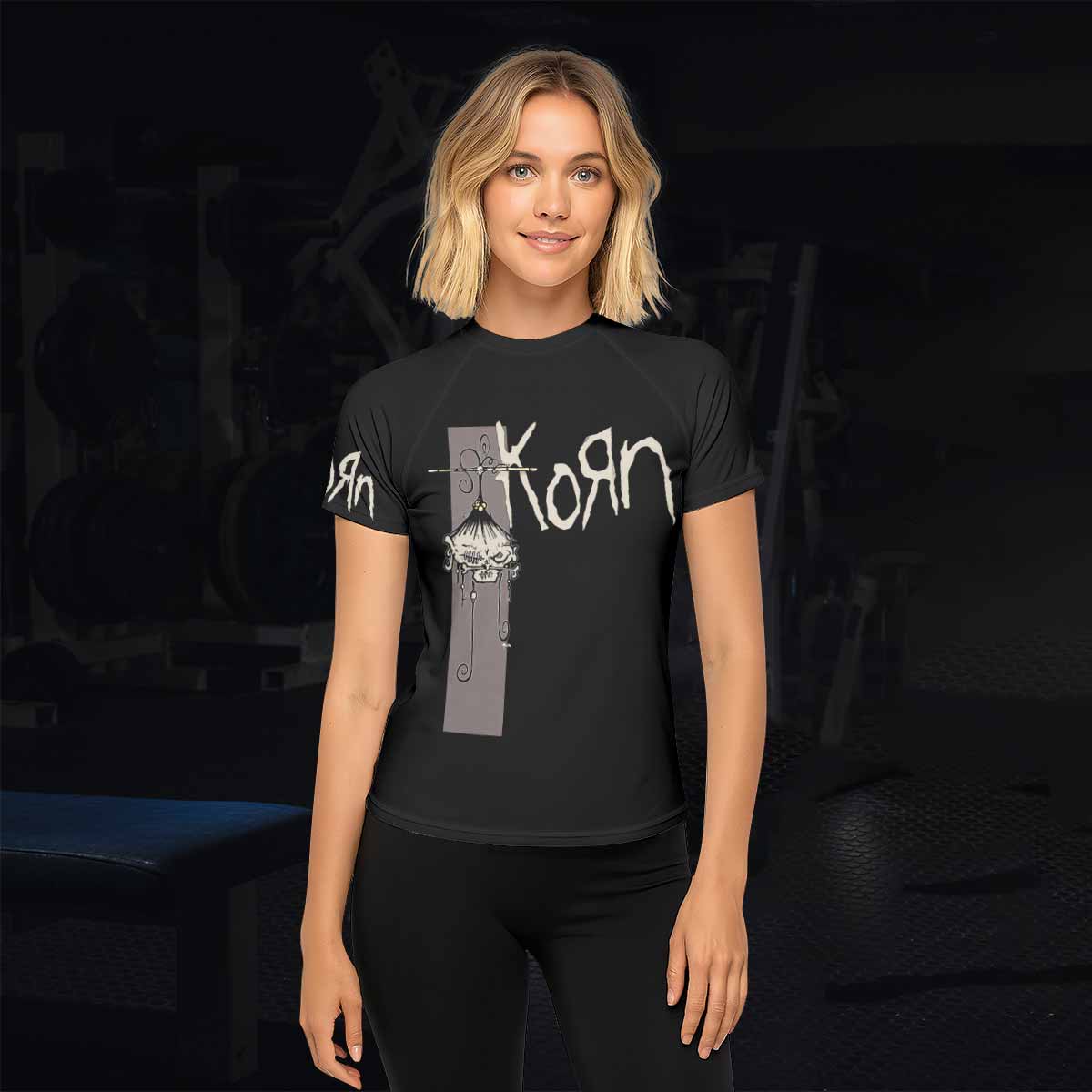 Korn Gothic Spine Rash Guard