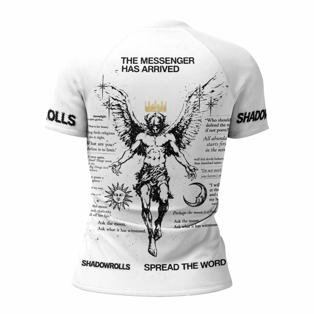 The Messenger Has Arrived White Rash Guard