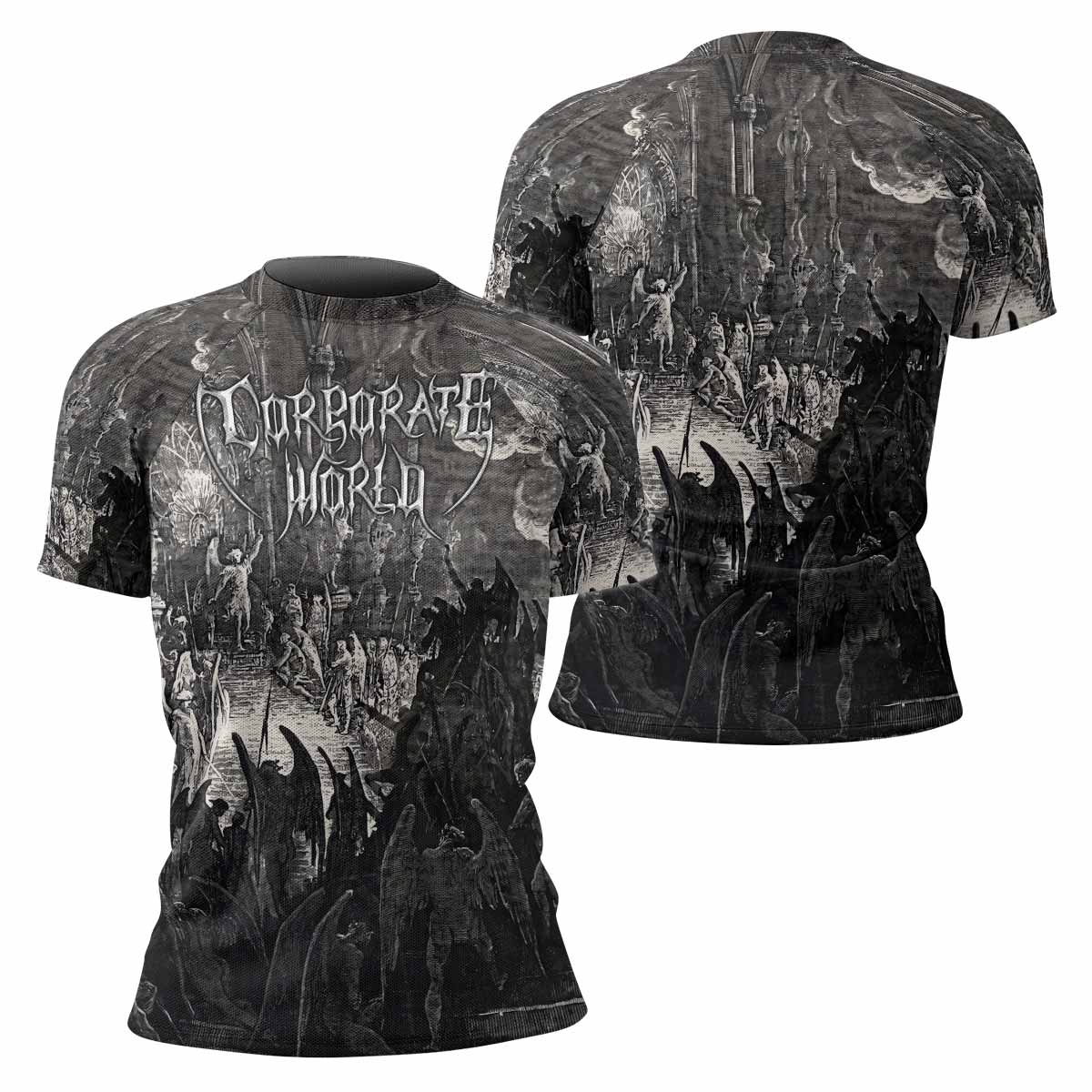 Corporate World Paradise Lost Rash Guard